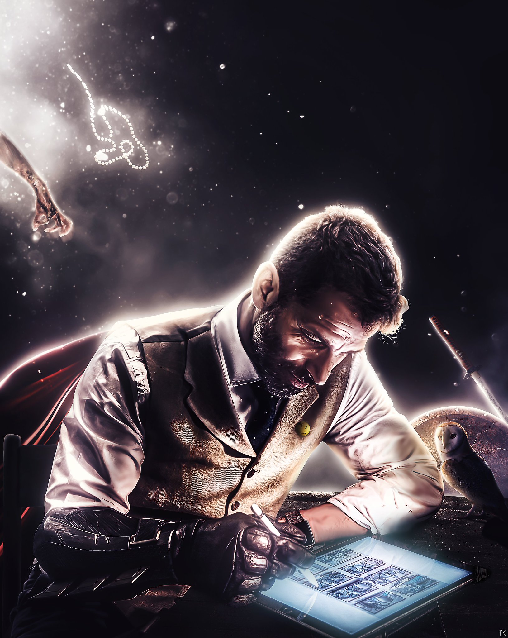 Very old artwork of mine, but Happy Birthday to Zack Snyder, a very big inspiration of mine. 
