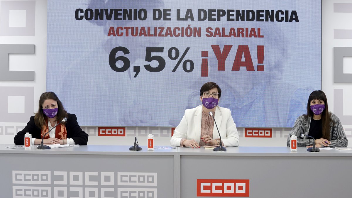 julenccoo's tweet photo. @CCOO hoy #PonemosCaraALaDependencia https://t.co/lhRb2P3CzY
