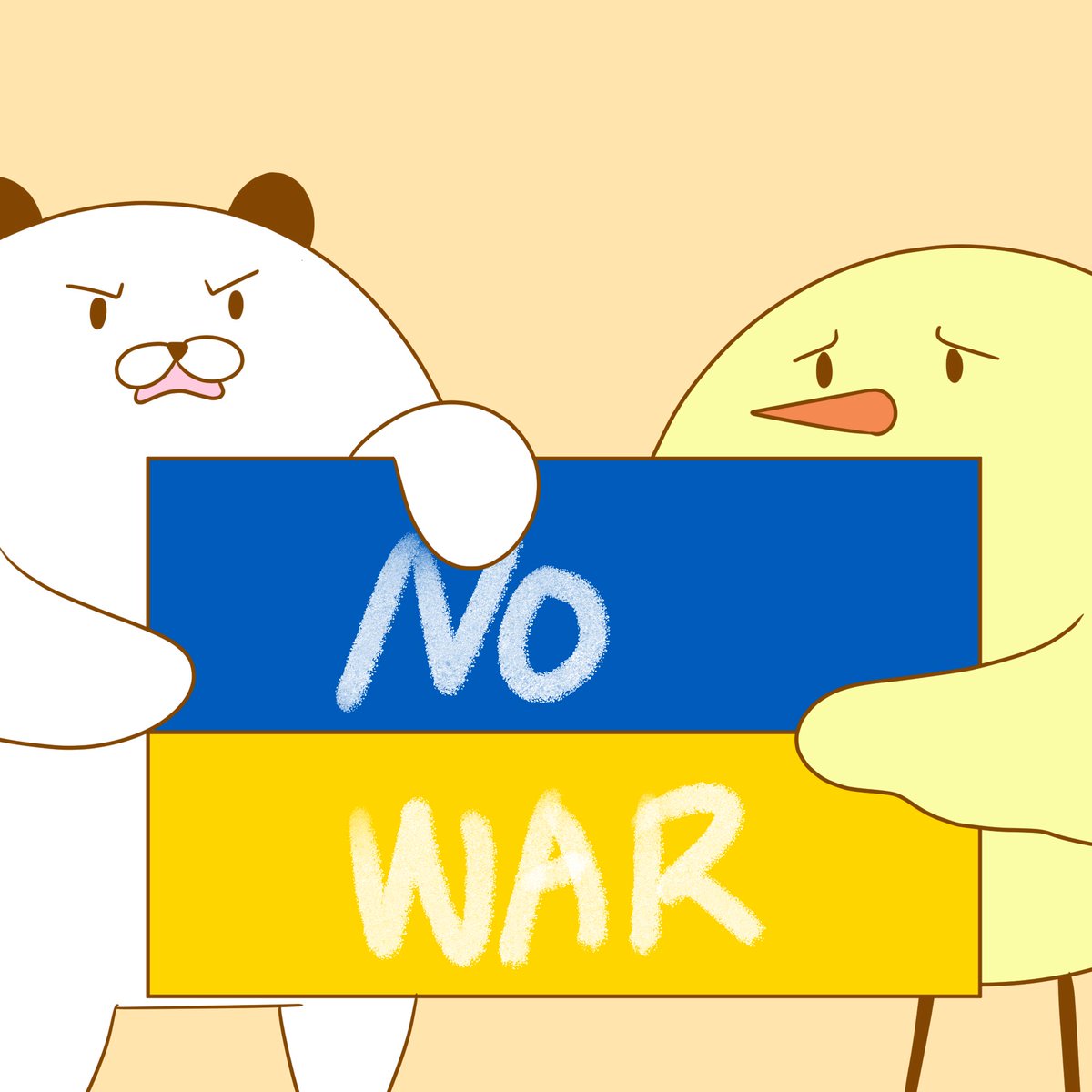 물곰이는 전쟁을 반대합니다!

#Nowar #NoWarInUkraine #NoWarPlease #NoWars  #NoWarUkraine