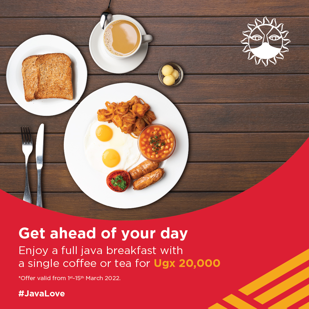 JavaHouseUG's tweet image. Enjoy the full Java breakfast with any single coffee for UGX. 20,000 until March 15th. Available across Java Lugogo, Jinja, Acacia Place & Total Acacia and if you order on Jumia Food and Glovo for delivery.
#JavaLove #JavaHouseUG