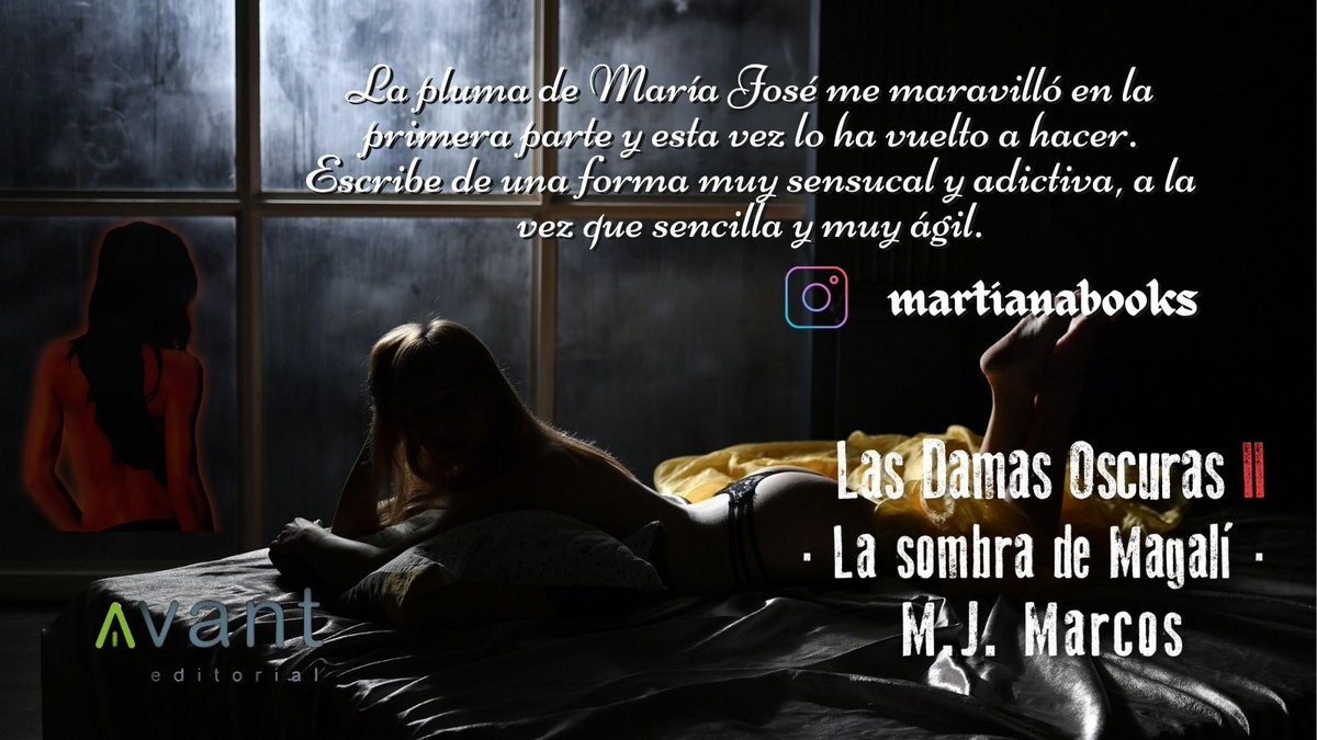 Nuevo comentario acerca de:
LAS DAMAS OSCURAS II. La sombra de Magalí de <a href="/MJMarcosFuster/">MJMarcos</a>  en la cuenta de #martaniabooks de Instagram.
📖bit.ly/3tj5XM9
¿Y qué decir del final? Pues que es brutal...que me ha dejado con el corazón en un puño...
#queleer 
#avanteditorial