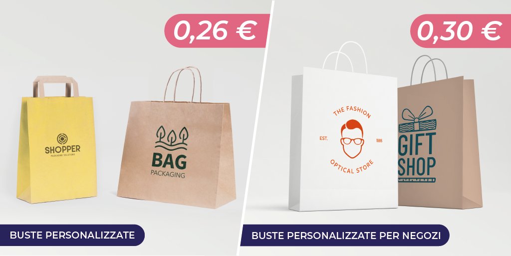 stampaprint_it's tweet photo. Negozio? Boutique? Take Away? Scopri ora quanto è facile ed economico personalizzare i sacchetti per la tua attività!
#stampaprint #graphics #communication #logos #logodesign #shopping #shopper #style #cool #ideeregalo #regalo https://t.co/tw7GtGKtBd
