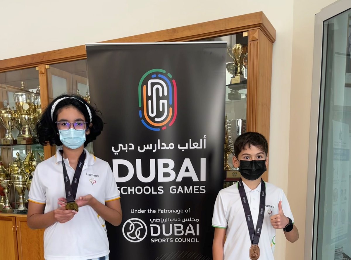 HartlandIntl's tweet image. A huge congratulations goes out to our #Year6 students Ziana and Meylis for not only competing in the Dubai Schools Chess finals held over the weekend, but also for being placed #1st and #3rd respectively in the competition! Bravo! 👏👏👏 @KHDA