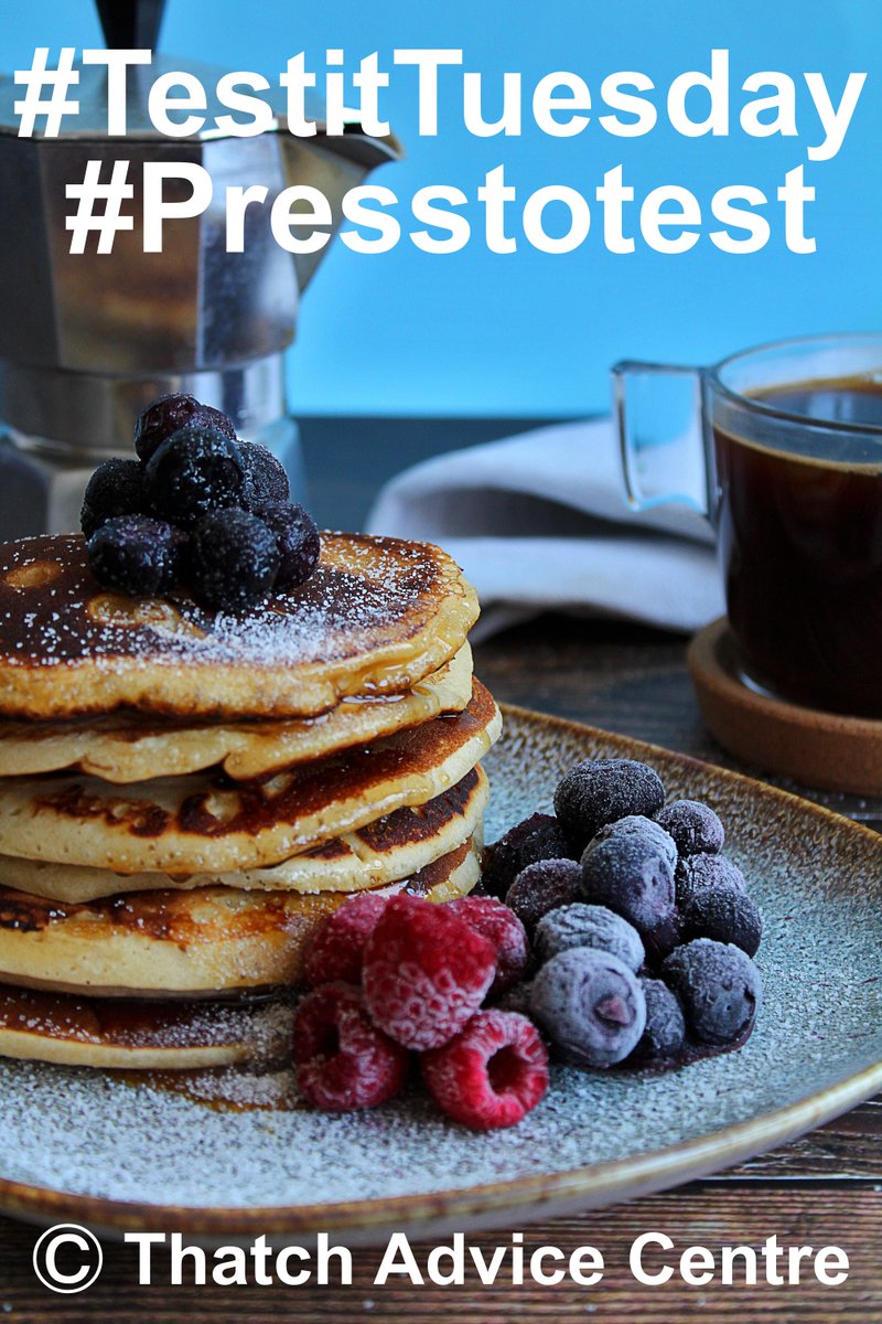ThatchAdvice. #TestitTuesday - Our weekly reminder - Its Shrove Tuesday! Whilst you're flipping your pancakes remember to Test your Smoke &amp; CO Alarms. 
Spread the word, keep working together &amp; stay safe!
<a href="/HantsIOW_fire/">Hampshire & Isle of Wight Fire & Rescue Service</a> <a href="/HFRS/">Herts Fire & Rescue</a> <a href="/Norfolkfire/">Norfolk Fire and Rescue Service</a> <a href="/SuffolkFire/">Suffolk Fire & Rescue Service</a> <a href="/WarksFireRescue/">Warwickshire Fire and Rescue Service</a>