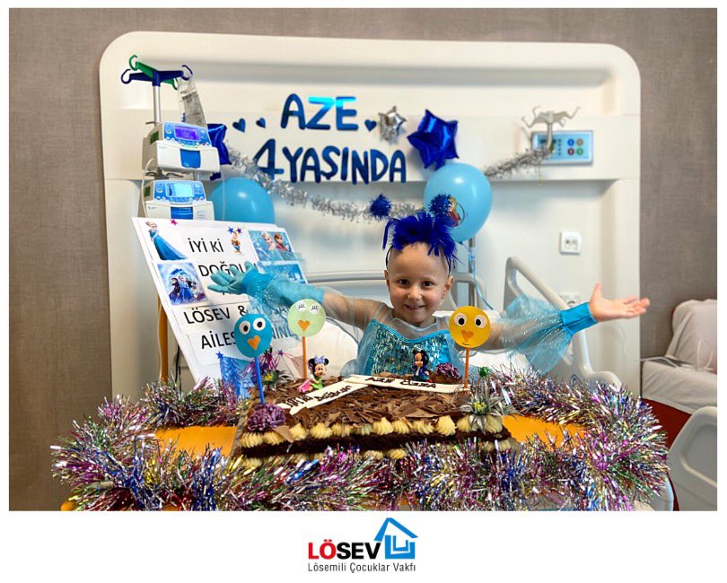 Lösanteli miniğimiz için bir dilek de siz tutun🎂 Aze 4️⃣ yaşında🎉
Nice sağlık ve mutluluk dolu yıllara💓
#LÖSEVDoğumGünü