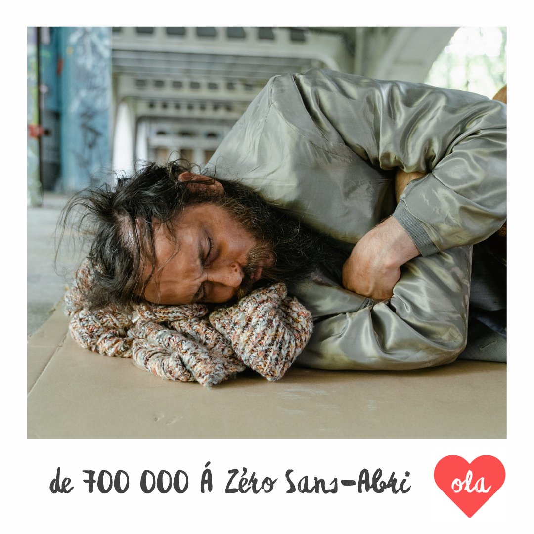 700.000 sans-abri en UE
Augmentation de 70% en 10 ans

Un plan vient d'être voté avec comme objectif Zéro Sans-Abri en 2030

👉 Plateforme collaborative européenne
👉 Campagne de recensement des besoins UE
👉 Incitation à financer les politiques de logement

#solidarité #Ola