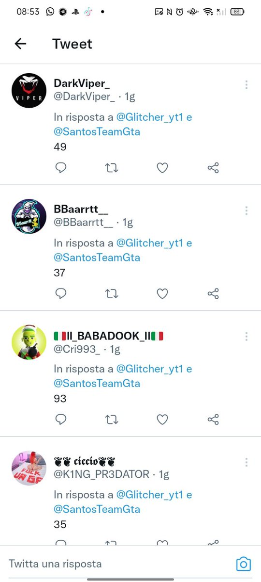Glitcher_yt1's tweet photo. The winners of the Giveaway are: @Cri993_
And @simoquotes 

To redeem the Prize please contact @Glitcher_yt1 and @SantosTeamGta https://t.co/NhFuM7JkYR