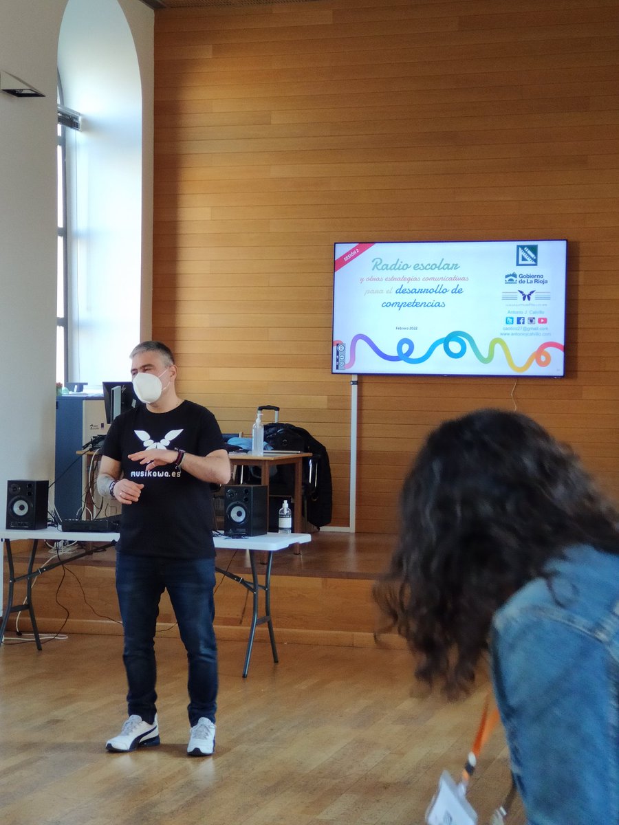 Segunda jornada del Curso de radio de la mano del gran... <a href="/caotico27/">Antonio J. Calvillo</a> <a href="/musikawa/">Musikawa</a> Antonio Calvillo. Muchísima ilusión!!!! Muchas gracias!! <a href="/jesusmaestropsp/">J⃞ e⃞ s⃞ ú⃞ s⃞ Castellano</a> <a href="/gusval68/">Gustavo Valbuena</a> <a href="/ColeLasGaunas/">ℂ𝔼𝕀ℙ 𝕃𝔸𝕊 𝔾𝔸𝕌ℕ𝔸𝕊</a> <a href="/educarioja/">Educación La Rioja</a> <a href="/Promusica_Rioja/">Promúsica La Rioja</a> <a href="/lariojaorg/">Gobierno de La Rioja</a>