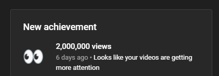 stefaniemilli's tweet photo. yoooo 2 Million Views! Let's go :) thanks for watching!! https://t.co/6ocfzoKql5