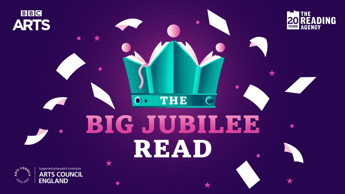 We have a BIG announcement!

We're working with <a href="/bbcarts/">BBC Arts</a> with funding from <a href="/ace_national/">Arts Council England</a> to bring you the #BigJubileeRead!👑

We're celebrating writing from the Commonwealth by sharing 70 great reads from Her Majesty Queen Elizabeth II’s 70-year reign.

👉bit.ly/BJRlaunch