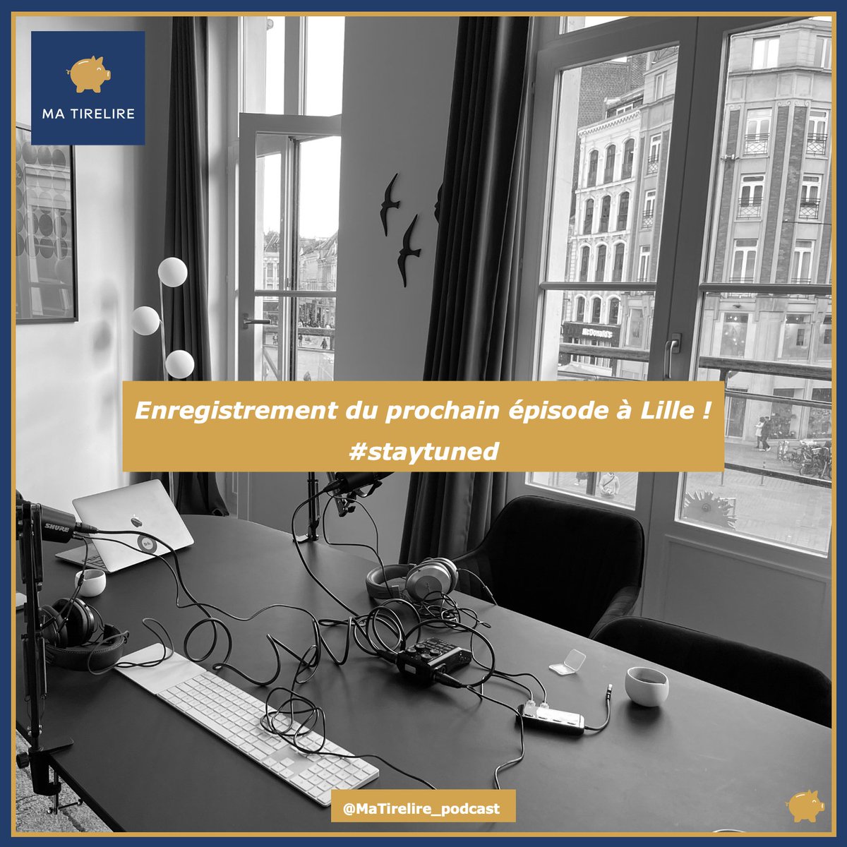 🎙 Enregistrement de l’épisode #12 à Lille ! #podcast #financespersonnelles #investir #épargne #tirelire #immobilier #banque #performance #argent