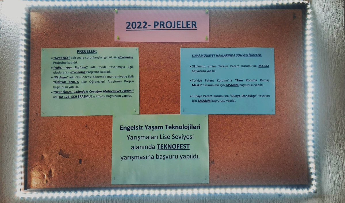 osmanaydinlimtl's tweet photo. Osman Aydınlı Mesleki ve Teknik Anadolu Lisesi'nde projelerle 2022...
https://t.co/5HSKzpIRq8 https://t.co/XcQtUBP1xC