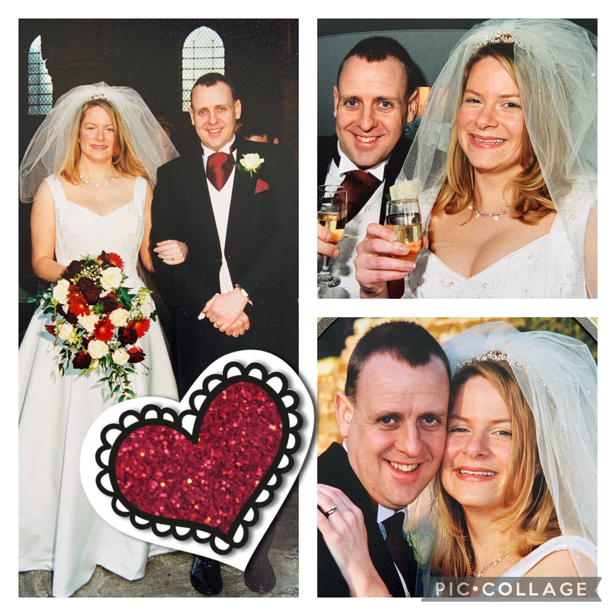 hanjimani's tweet photo. ❤️ 20 years ago today 🥰…love you @Olympus201 Happy Anniversary! (how young do we look?!) 🍾🥂 https://t.co/XFiwZYhnAw