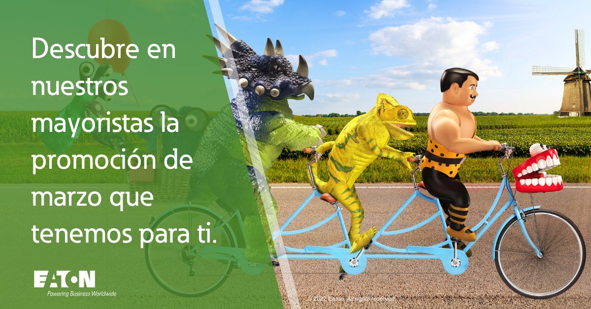 ¡La primavera ha llegado y junto a ella nuestros descuentos!¿Aún no eres nuestro partner? ¿A qué estás esperando? Descubre todos los beneficios que tenemos para ti y para tu negocio! eaton.works/3HiPRqX #ITChannel #EatonToyForce