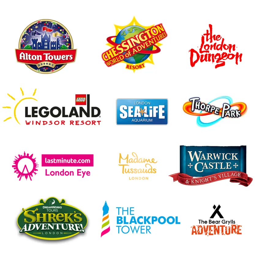 NEW Silver Merlin Pass from ONLY £9.99 a month > bit.ly/3gDOoAG
Gives you access to over 25 Attractions INCLUDING Legoland!
..