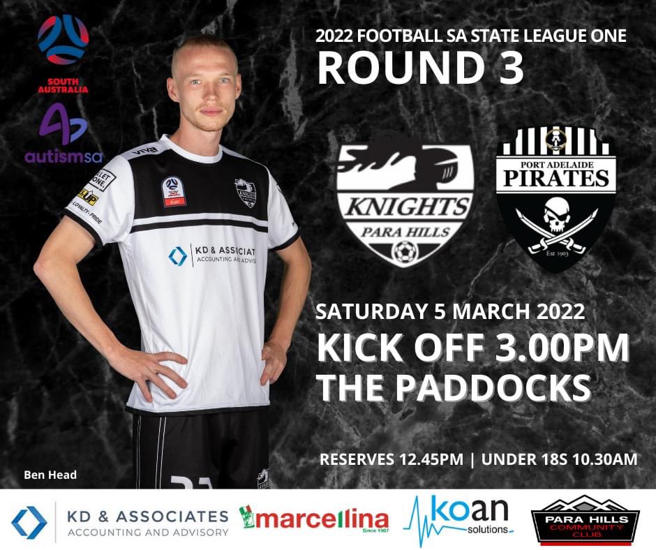 Battle of the Black and White, we welcome <a href="/ptpiratessc/">Port Adelaide Pirates</a> to The Paddocks for Round 3️⃣