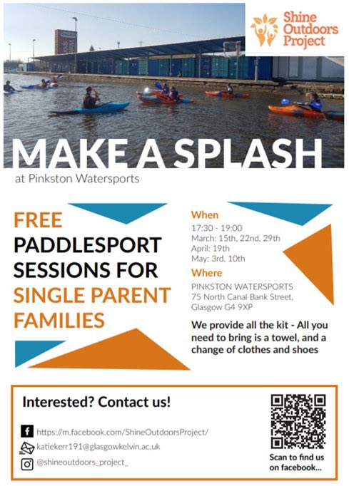 🎉🎉WE’RE UP AND RUNNING🎉🎉 Details of our paddlesport sessions for single parent families below! 🛶