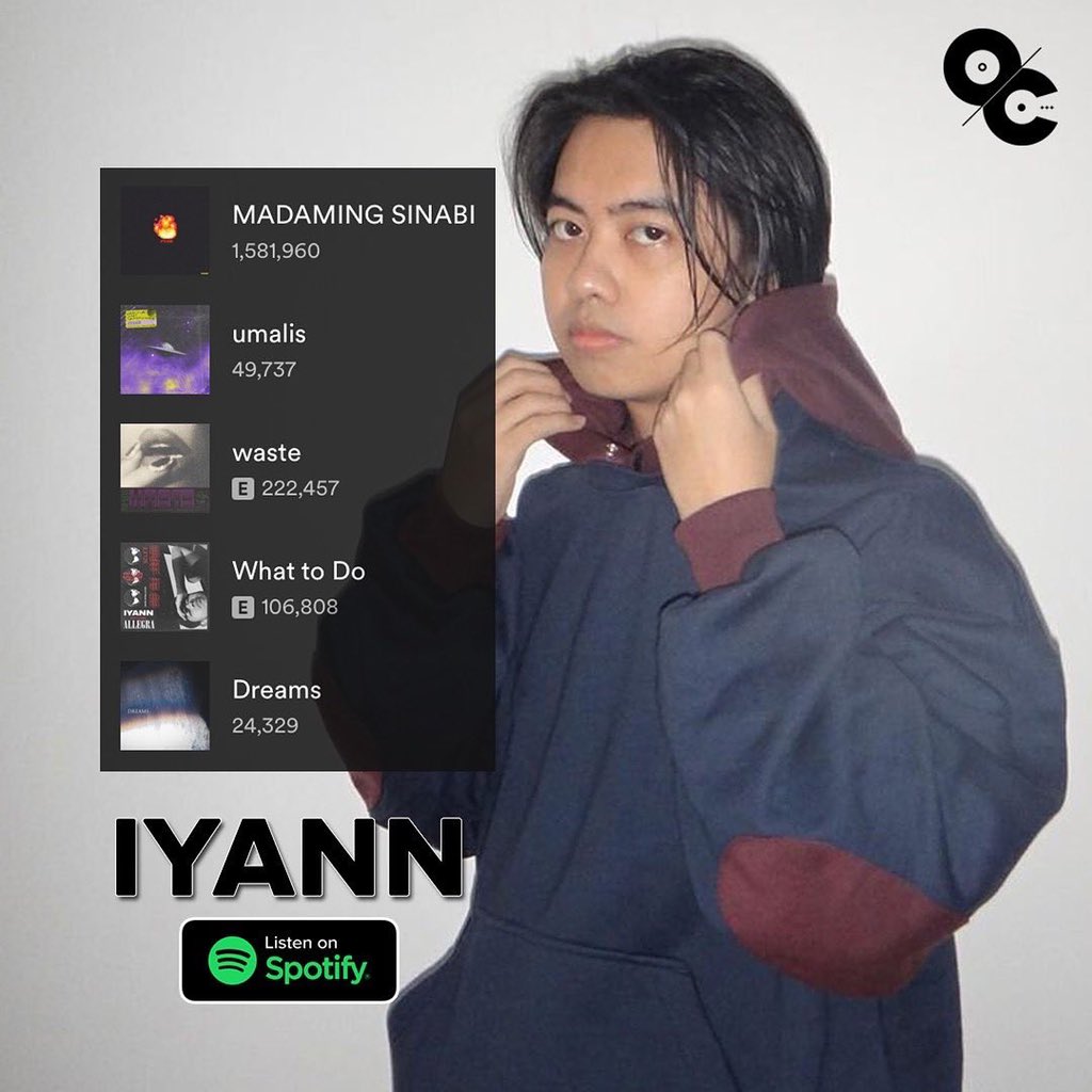 OCRecordsPH's tweet photo. IYANN on @Spotify 🛸 new stuff's coming out on the list soon, so keep on streaming @IYANNcc! 

#IYANN #OCRecords #AdjustYourFrequency https://t.co/2BFUv5Lzh2