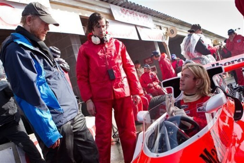 Happy Birthday to Ron Howard! 

Pictured on the set of Rush with   