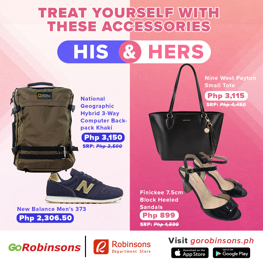 GoCartPH_del's tweet photo. Start the month on a good note by treating yourself awesome accessories from Robinsons' Department Store via #GoRobinsons. 😍
 You just gotta have them all!😁 

💻: https://t.co/YqtReZ24g5
📱: GoRobinsons Mobile App https://t.co/k66v80e8sU