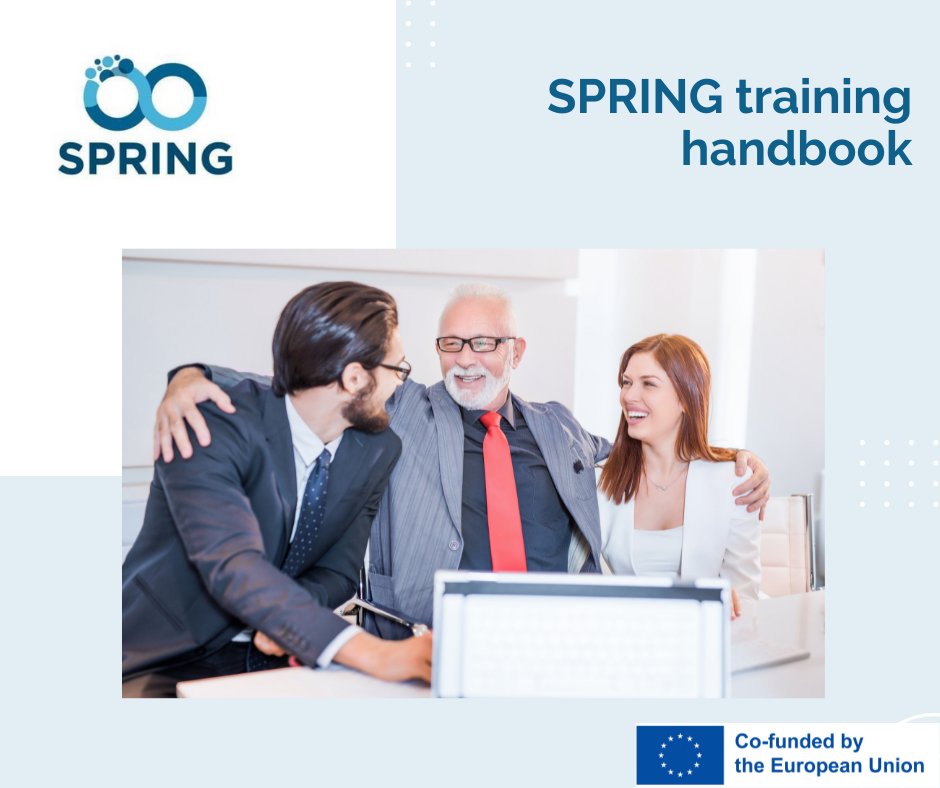 EUSPRINGProject's tweet image. ❗Take a look at this practical handbook created by the Spring Project team, that includes case studies, practical tools, and challenges.
👉Click here to download the SPRING training handbook in digital format in English: bit.ly/3vugk2q
#springeuproject #familybusiness