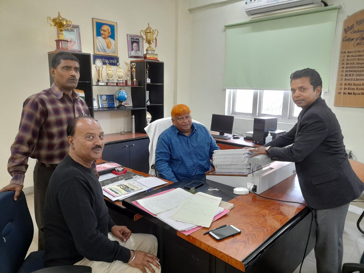CSPrabhakar17's tweet photo. Submitted CAS application for promotion from GP 6000 to GP 7000 after 7 years of complete service in BAU Sabour. Due from Jan 2019.Also request policy maker to help in  implementation of CAS at the earliest @Bau_sabour @NitishKumar @icarindia @ugc_india @saravanakr_n @Agribih https://t.co/K6NpWcrliQ