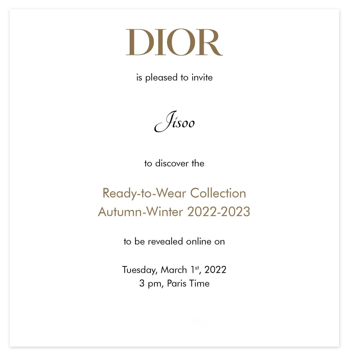 Dior tweet media