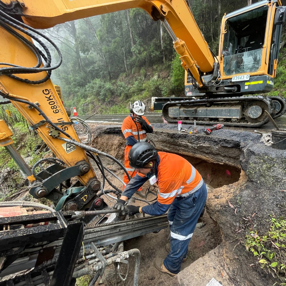 SpecialisedGeo's tweet photo. We recently completed emergency works for one of our valued clients, @TransportforNSW. Faced w/ a critical deadline, challenging weather conditions,etc we're proving that no matter how big or small the scope you can put your trust in our specialised hands.

#specialisedgeo https://t.co/tFHAxyJpHf