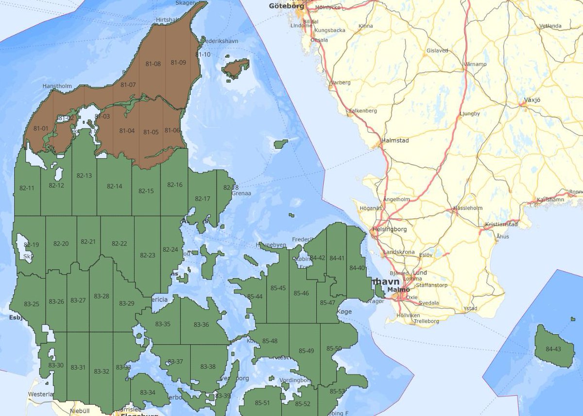 SDFI_RS's tweet photo. OBS! Vores seneste tweet var misinformerende og det beklager vi. 2021 LIDAR data ligger ikke til download på datafordeleren. Det der er planlagt er udelukkende hvor der skal flyves i år. blokke 1-10 eller hele region Nordjylland #LiDAR #SDFE #sorry https://t.co/oikf0vDz0j