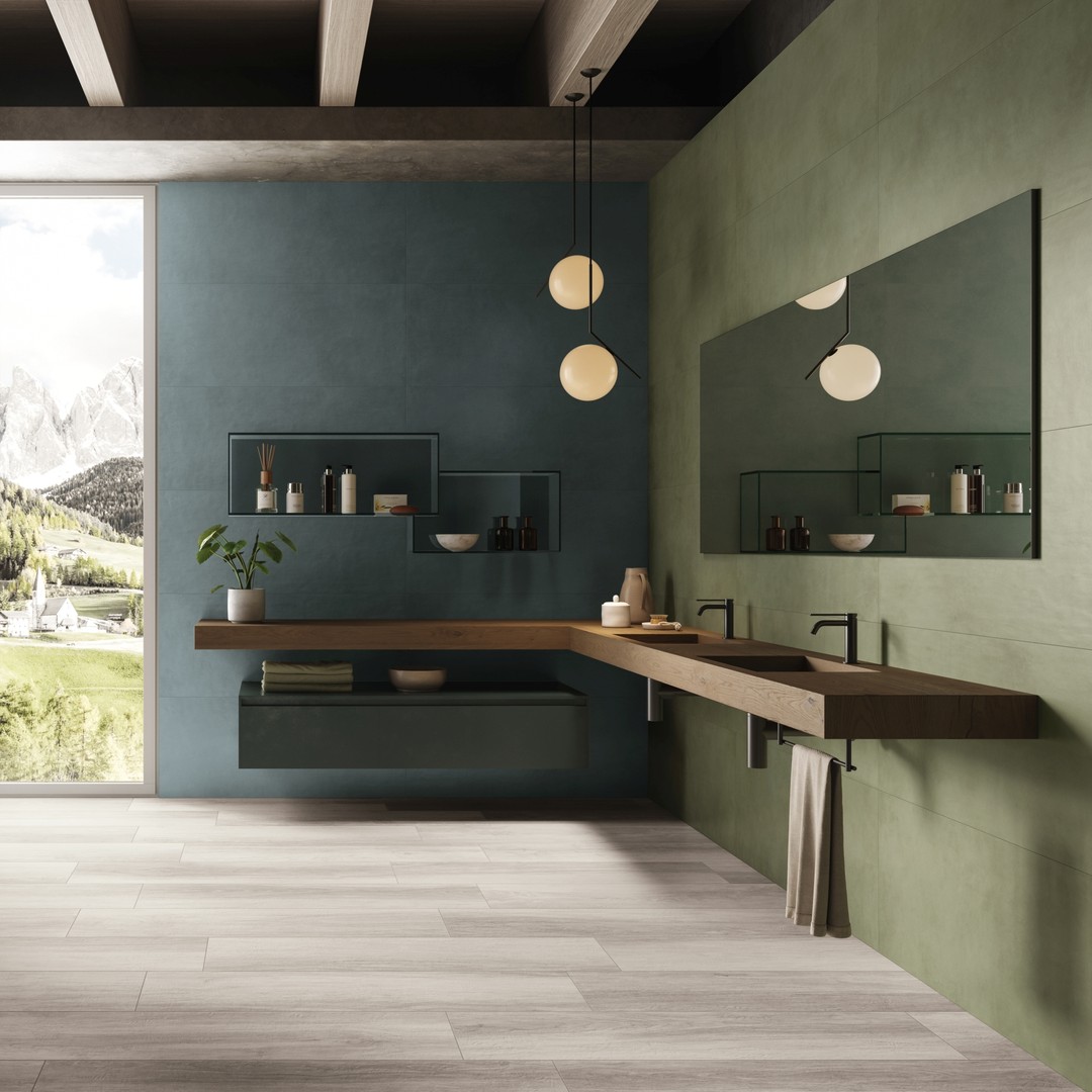supergres's tweet image. Freshness and shades from green to blue for this ultra-modern bathroom created with the YOUR MATCH collection, BAY and LEAF colors.

They give the space a harmonious and abstract character.

#supergres

~~~~~~~~~~~~~~~~~~~~~~~~~~~~~~~~~~~~~~

Freschezza e toni dal verde al blu pe