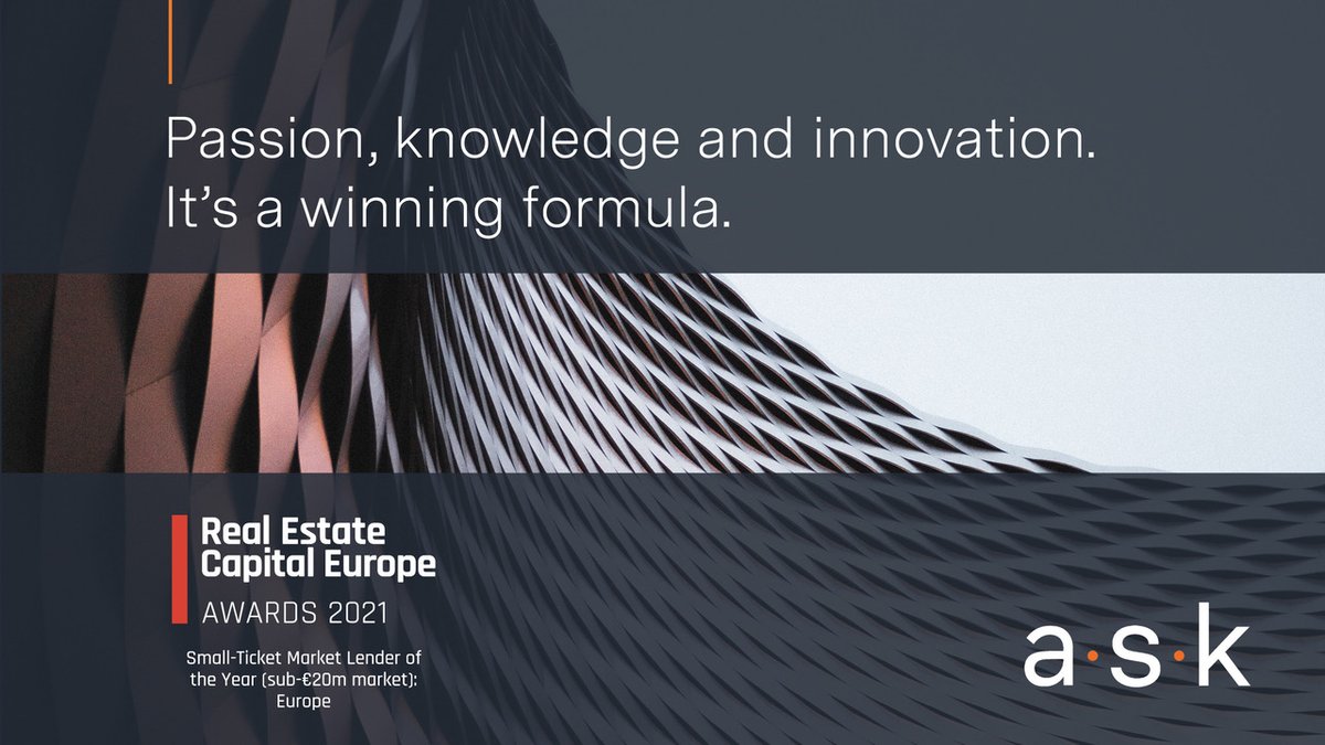 Thank you for voting us <a href="/recapital/">Real Estate Capital</a>'s European Small Ticket Lender of 2021! We feel honoured to be recognised for our hard work and the strong relationships we have built with our partners and clients. Congratulations to all the winners revealed today recapitalnews.com