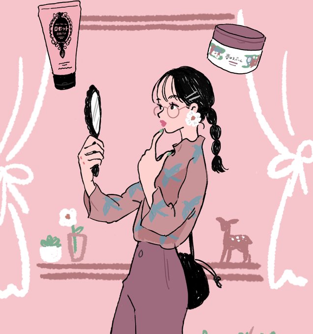 「化粧品 鏡」のTwitter画像/イラスト(新着)｜3ページ目