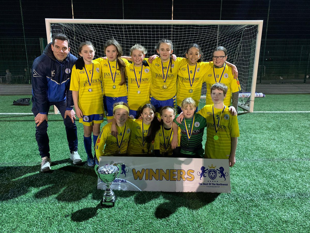 Jamieson's are incredibly proud of the Under 12's at Fletcher Moss Rangers FC who we sponsor! Go on girls 🏆🏆