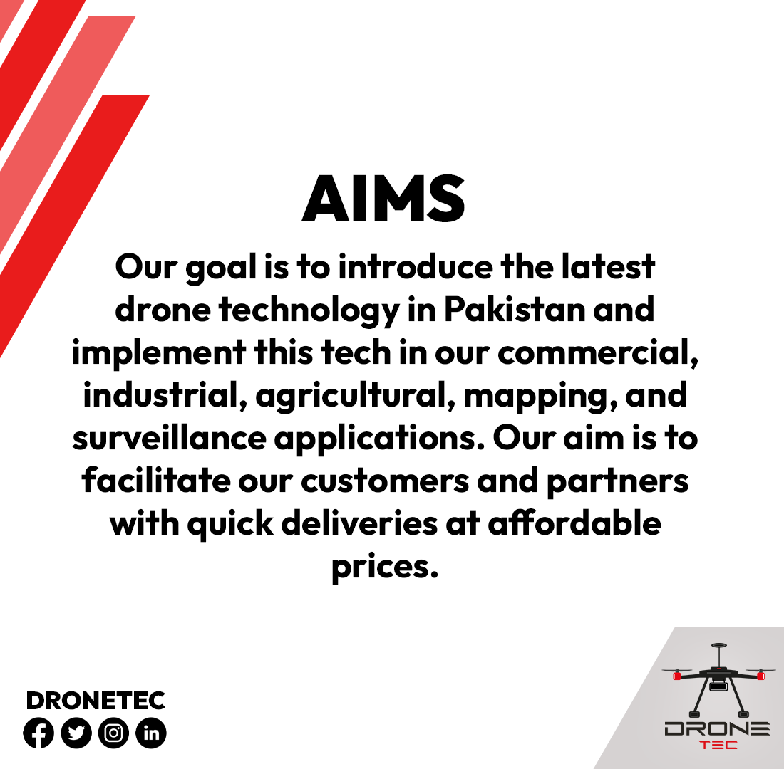 dronetecpk's tweet photo. DroneTec is a startup of skilled and experienced personnel who specialise in the designing, manufacturing and automation of drones .
Our aim is to introduce the latest drone technology in Pakistan and implement it in differenr sectors.
#drones #UAV #maufacturing #automation #vtol https://t.co/TW5pr09bOa