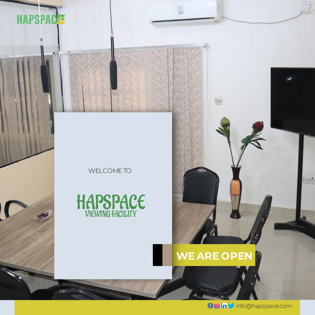 We are open for research projects, focus groups, in-depth interviews, product testing, eye tracking &amp; trainings.

We tick all the boxes✅

Convenient💯
Conducive💯
Consistent💯

Send a dm/contact us for more information: info@hapspace.com

#hapspace
#viewingfacility
#focusgroup