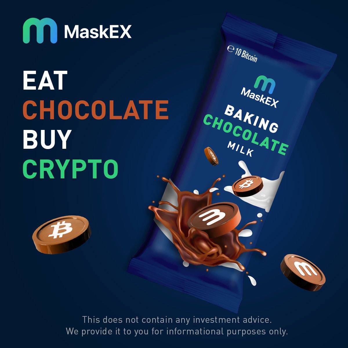 MaskEXGlobal's tweet photo. Do you know what bitcoin and chocolate have in common? They both "produce" serotonin,  the happiness hormone 😍🍫

Go get a chocolate and MaskEX's APP to feel happy 👉https://t.co/GJYDY73wie

#MaskEX #MaskEXWallet #Cryptocurrency #Investing #chocolate #happiness #serotonin
#bhfyp https://t.co/TgK82lwrzz