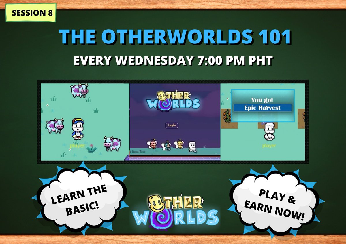 ToW_app's tweet photo. Get the chance to win HopeCoin &amp; NFTs in our live event "The Otherworlds 101"(season 8)
In this event we will share a comprehensive, step-by-step guide about all the basic things you need to learn about The Otherworlds 
https://t.co/GvKoW0k1Yr
#GameForMentalHealth #TheOtherworlds https://t.co/6sq2lwKjjc