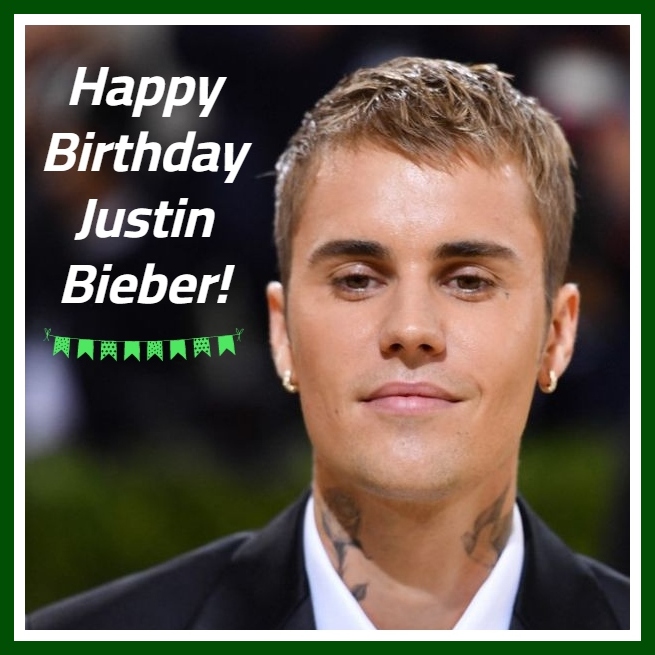 Happy Birthday To Pop Icon Justin Bieber!       