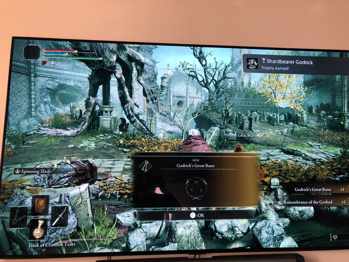 Absolutely loving Elden Ring so far, already one of the best gaming experiences I’ve ever had. Playing offline on PS5.

PC version on Steam has lower review score than Super Seducer games 😢