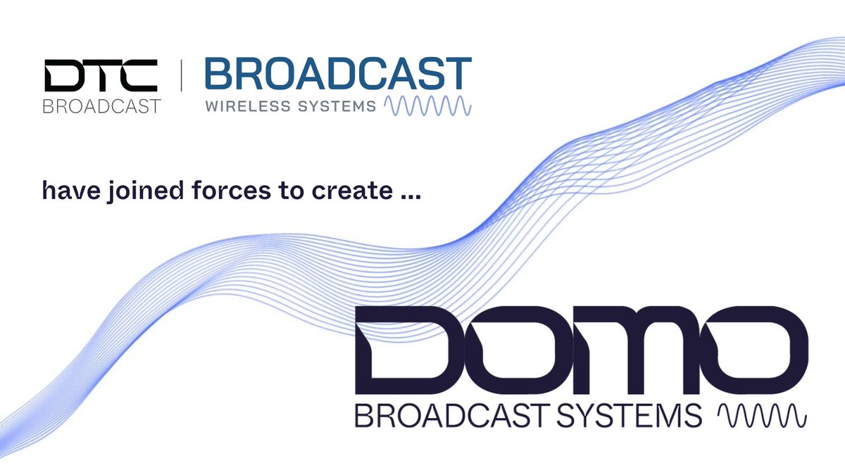 Exciting news! Broadcast Wireless Systems (BWS) &amp; DTC Domo Broadcast have joined forces to operate under the new brand name Domo Broadcast Systems. Together, we'll provide you with a broader product range, enhanced bespoke solutions, and a greater level of global support.