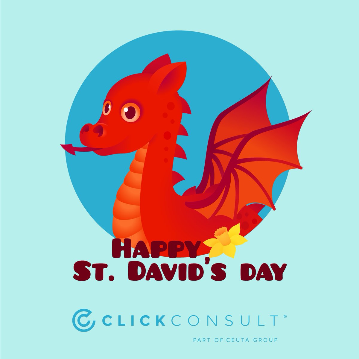 ClickConsultLtd's tweet photo. Dydd Gŵyl Dewi Sant, happy #StDavidsDay to all of our Welsh followers, whether you’re a born Welsh person, or are living in #Wales, there’s a bit of Cymru in everyone. So don your leek, daffodil or traditional dress and help us celebrate the rich #Welshculture. https://t.co/SenSTTiqYI
