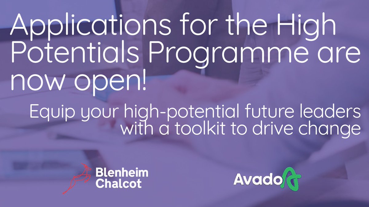 digigreenhouse's tweet photo. The #HighPotentialsProgramme is a virtual leadership course, delivered by @blenheimchalcot and @AVADOlearning designed to equip high-potential future leaders with a toolkit to drive change through new skills. Find out more,
https://t.co/JADXEtnjax
#LearningHub https://t.co/nnjYJIzKQ5