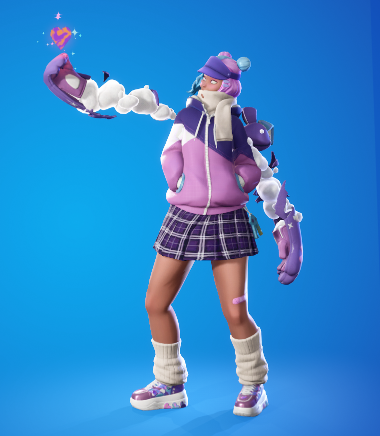 HYPEX's tweet photo. The "Leelah" skin always keeps her actual hands in her jacker, the backpack hands are the only ones that move! https://t.co/wNCUsRsuaV