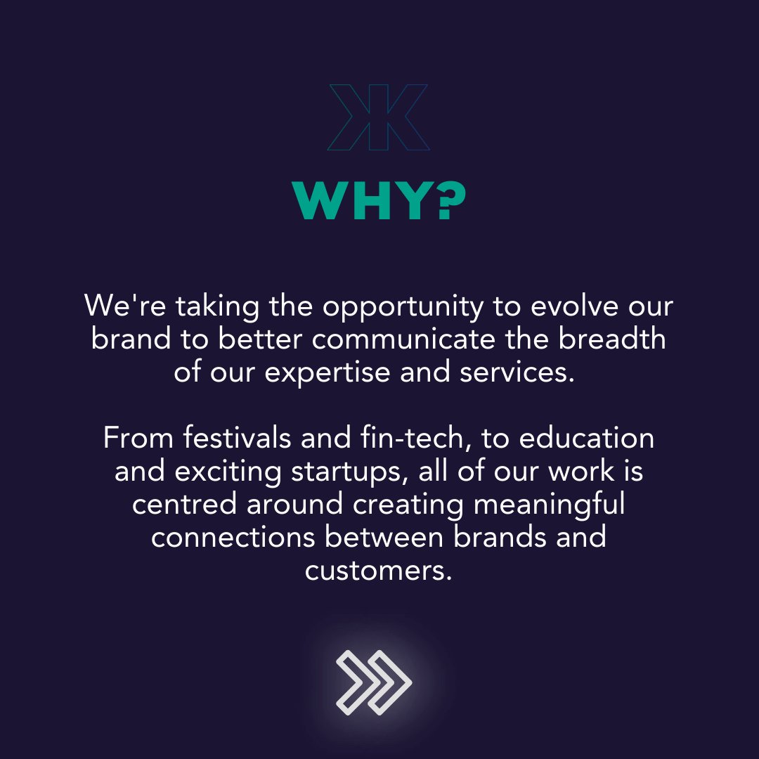Kenekt_studio's tweet photo. We've rebranded. 🙌

We're taking the opportunity to evolve our brand to better communicate the breadth of our expertise and services. 

New Identity. Same Vision.

👉  Take a look: https://t.co/RHweUU2jzN https://t.co/AvYAPxMQFa