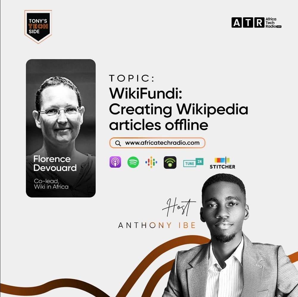 wikiafrica's tweet photo. #WikiFundi is now available in Spanish! (and updated English and French) ...
@Anthere spoke on #tonystechside to @africatechradio about what the #offline @Wikipedia editing interface can do for schools & communities!
listen here: https://t.co/I4Gi0s8D4P
#accessnow #accessforall https://t.co/M8Xr1V1RxM