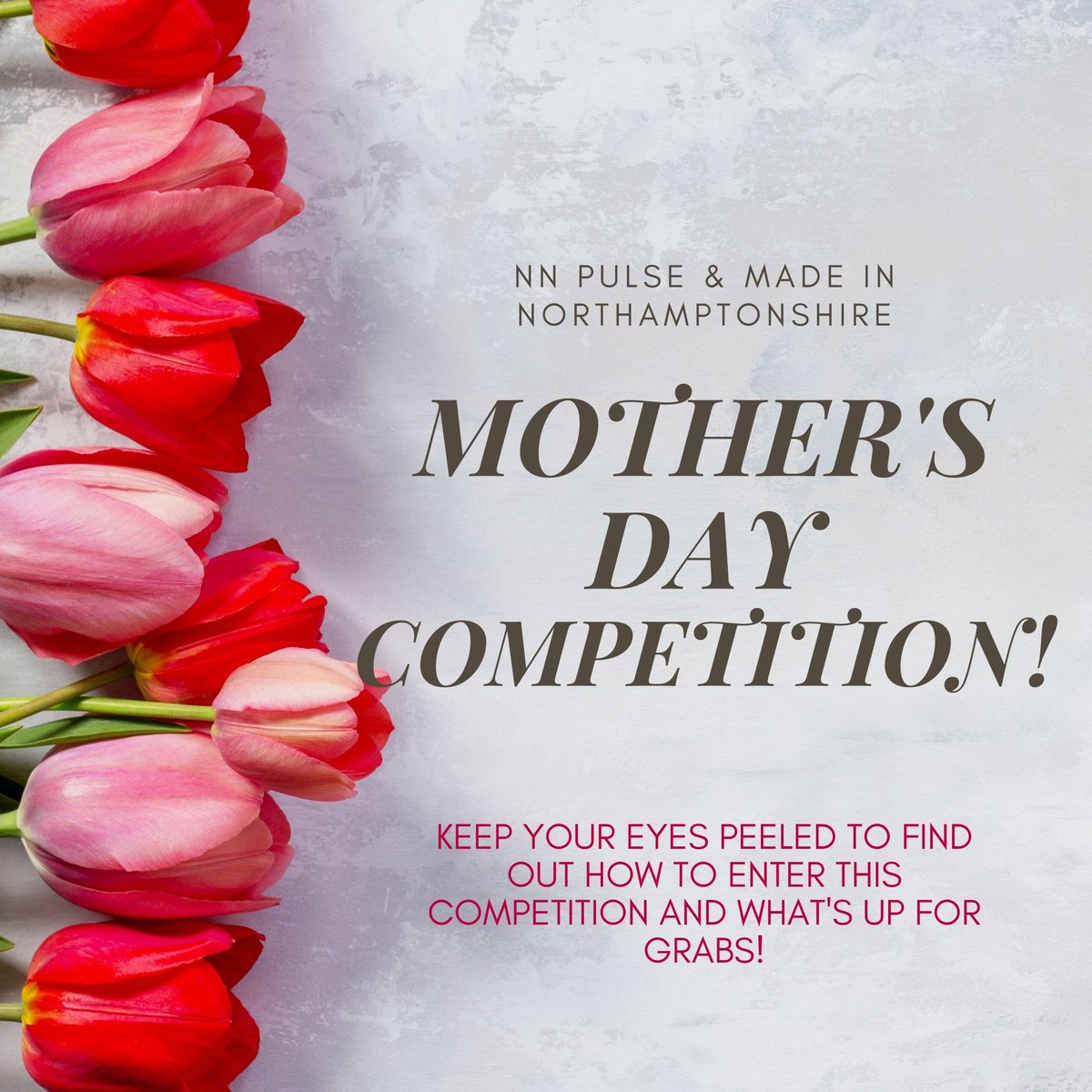 Back by popular demand 😀 We are teaming up with NN Pulse Magazine again to bring you another competition... for Mother's Day! Turn on our post notifications now so that you don't miss out!! 🌷