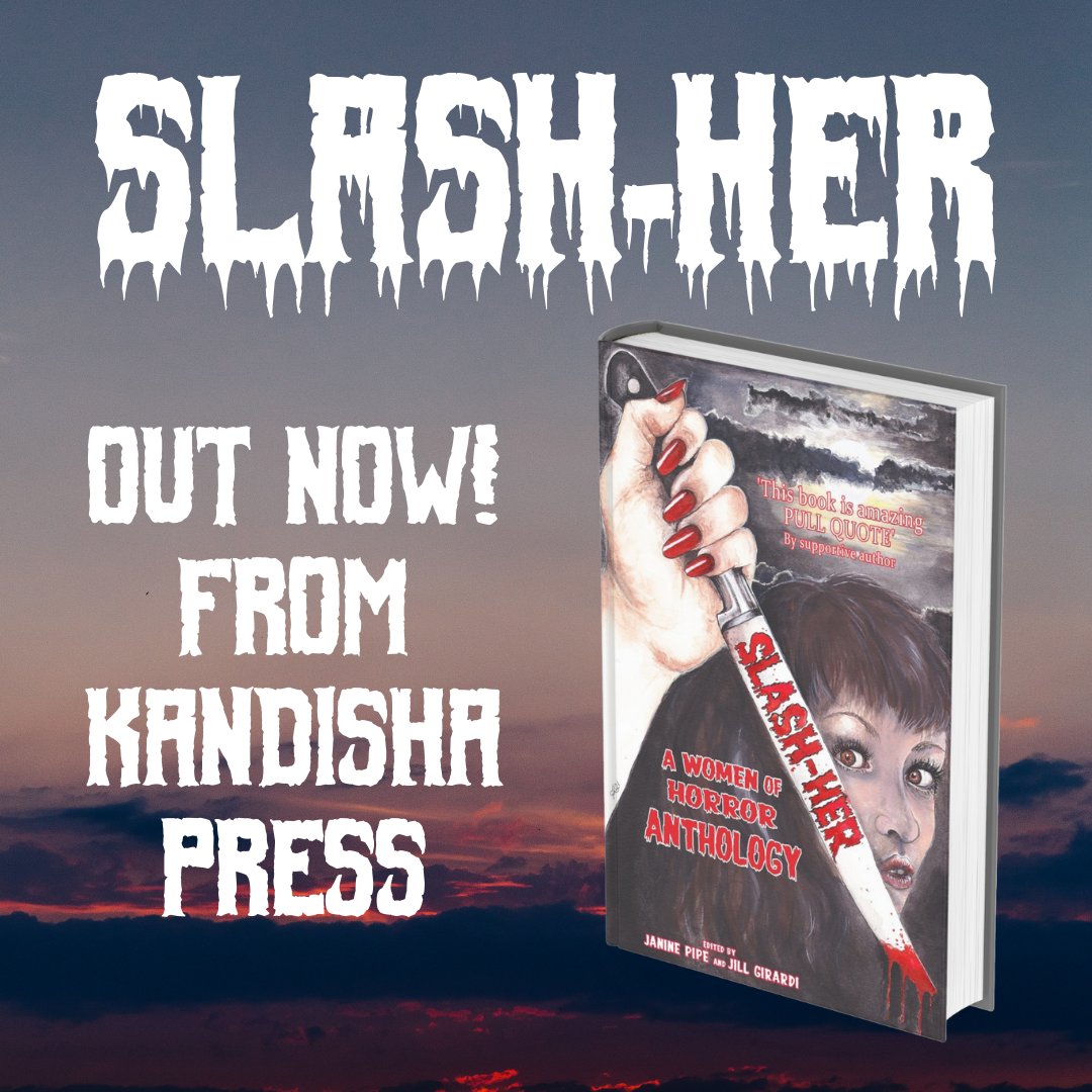 kandishapress's tweet photo. SLASH-HER OUT NOW!
https://t.co/GHBd2C1jlN
21 incredible stories.
Foreword from @fiendbooks
Artwork by @manylittlewords
Blurbed by @barbaracrampton @Kellimaroney & @SGJ72
Don't miss out...
#SlashHer #WomeninHorrorMonth https://t.co/sfOrlfRQbN