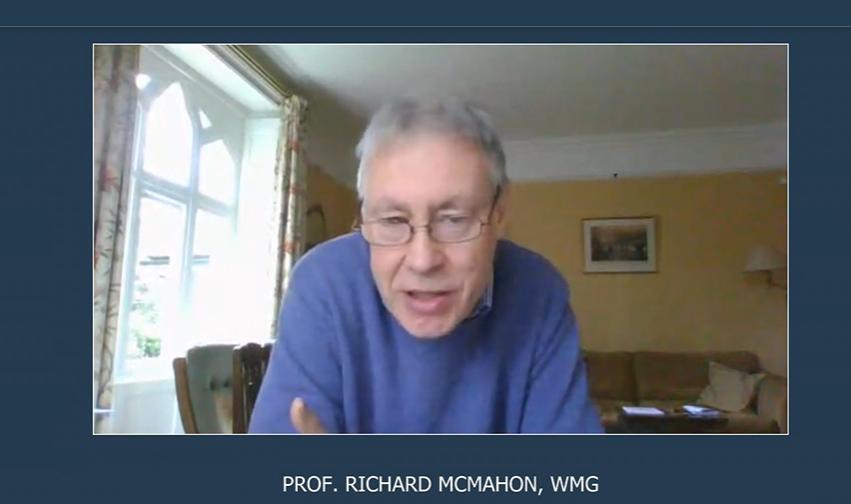 MidsConnect's tweet photo. Professor Richard McMahon of @wmgwarwick describes the different approaches available to managing demand for EV charging and the associated challenges #MCEVCon https://t.co/GuqzLYR83x