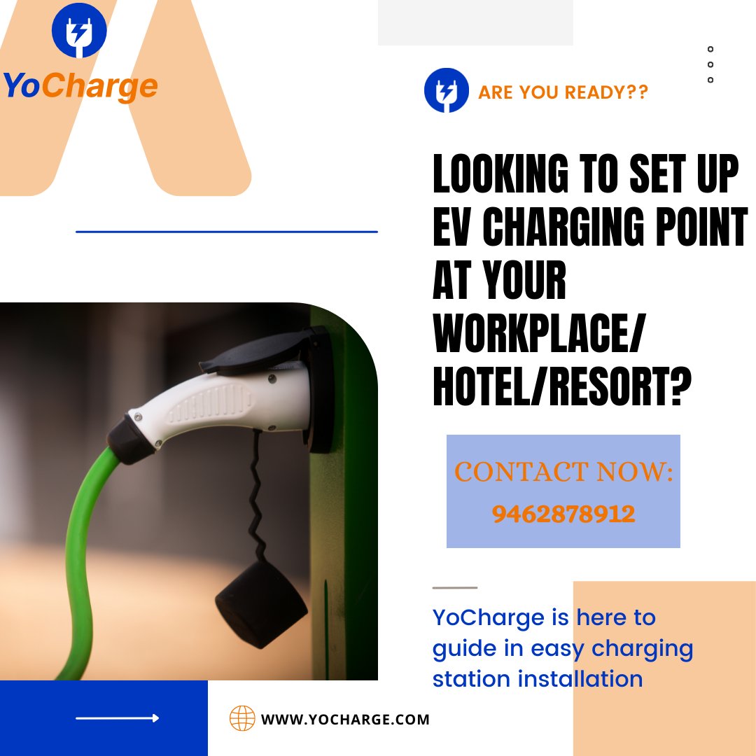 YoChargeCom's tweet photo. Hook up your electric vehicle mobility with Yocharge!!
We aim to install charging stations and chargers on various locations in Udaipur like shopping mall, hospitals, hotels & resorts, instituitions, etc.
#electricvehicle #evchargingstations #evchargers #yocharge https://t.co/uASHeUH9FU