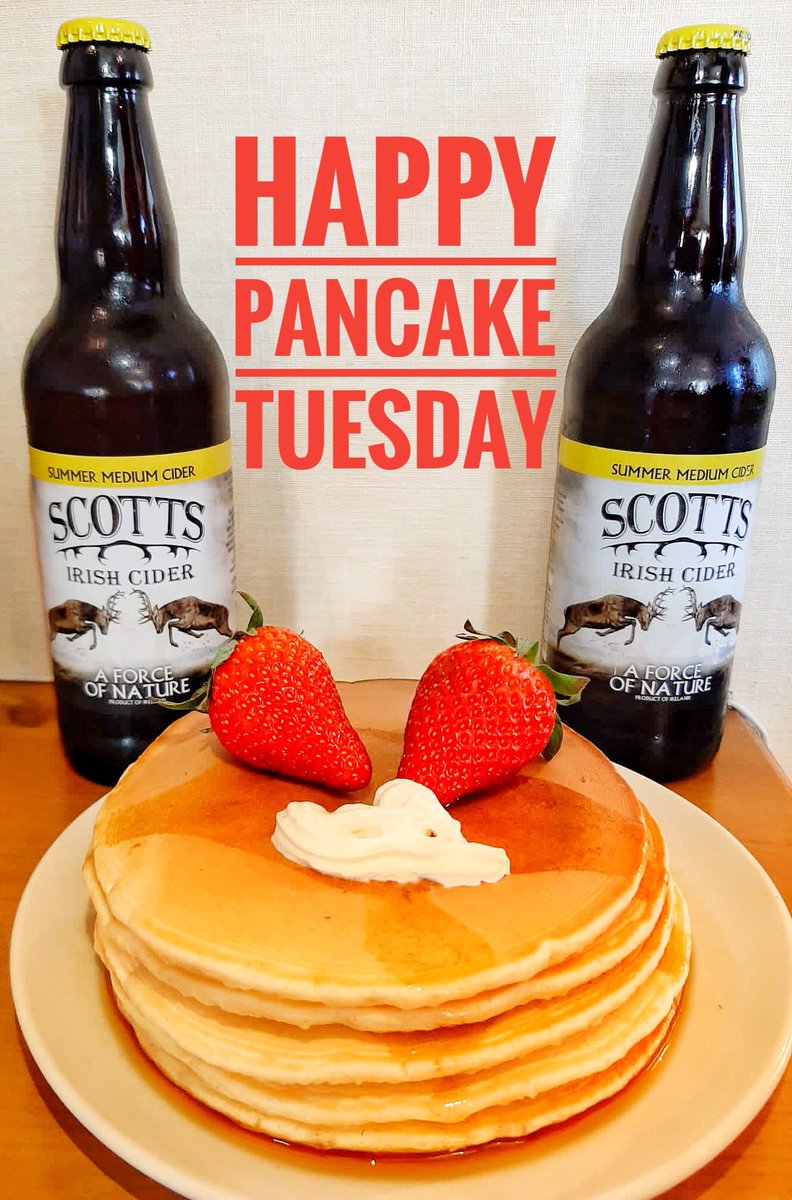 #pancaketuesday #ciderandpancakes #cidertreats #ciderandbrunch #pancakes #pancakestack #irishcider #aforceofnature #craftcider